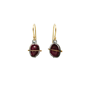 Captured Ruby Earrings