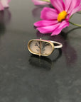 Captured Dendritic Agate Ring