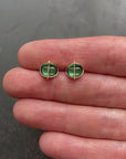 Captured Tourmaline Studs