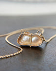 Captured Biwa Pearl Cloud Necklace