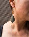Captured Dendritic Agate Teardrops