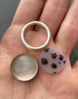Captured Dendritic Agate Ring