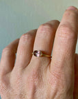 Captured Pink Cat's Eye Tourmaline Ring