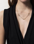 Hand Hammered Links Necklace