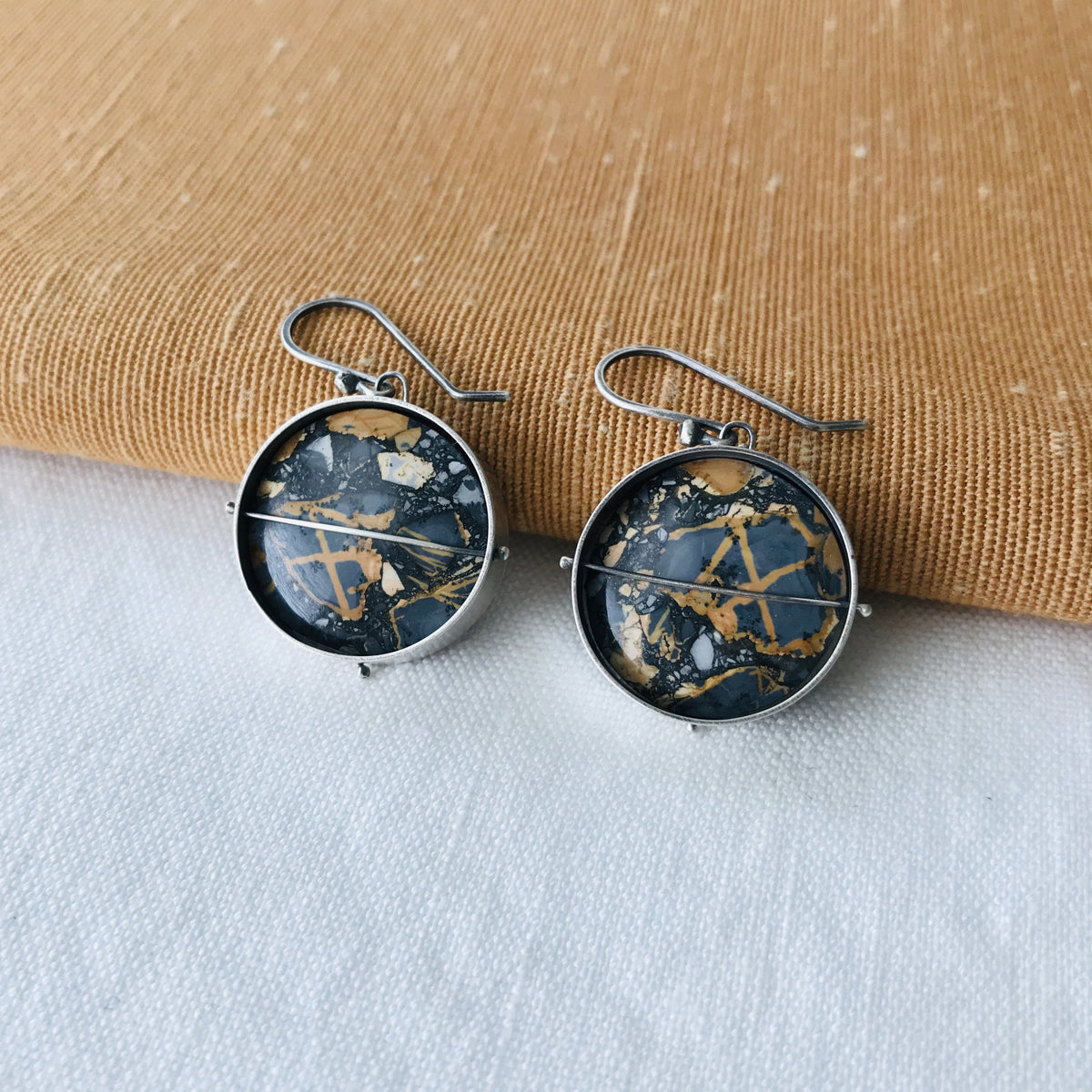 Captured Maligano Jasper Earrings