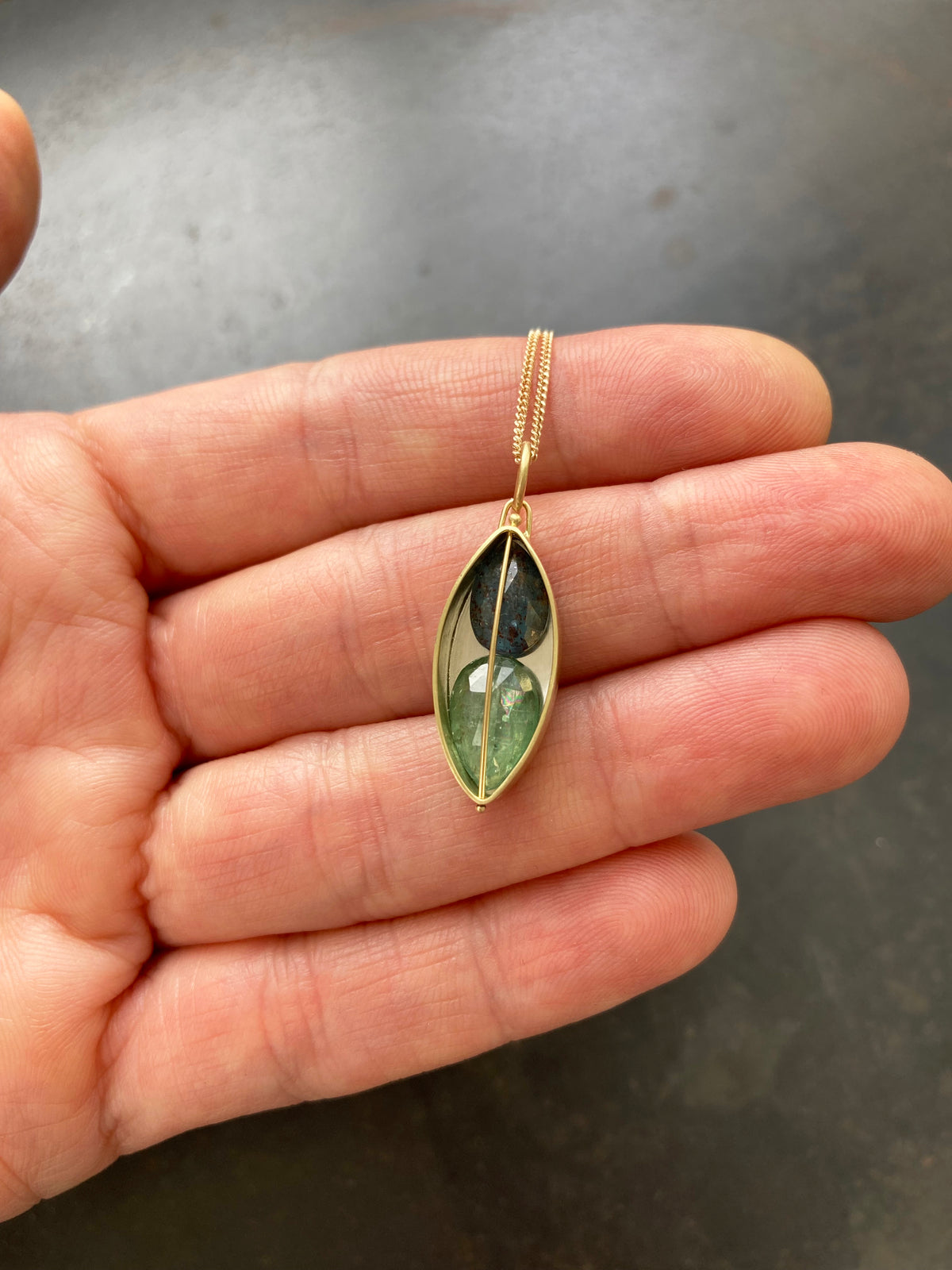 Captured Kyanite Charm