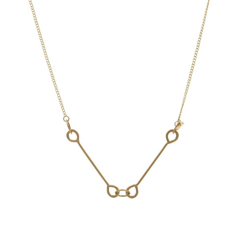 Hand Hammered Links Necklace