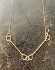 Hand Hammered Links Necklace