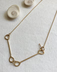 Hand Hammered Links Necklace