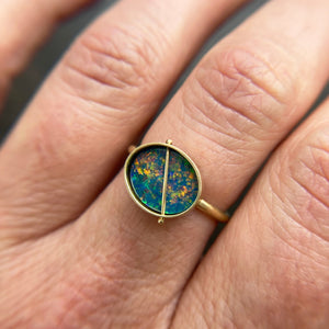 Captured Opal Ring