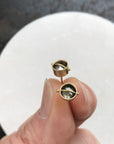 Captured Salt & Pepper Diamond Solitaire Studs