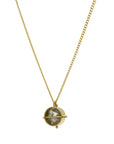 Captured Salt & Pepper Solitaire Necklace