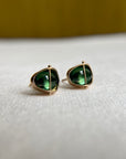 Captured Tourmaline Studs