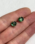 Captured Tourmaline Studs