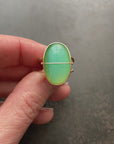 Captured Peruvian Blue Opal Ring