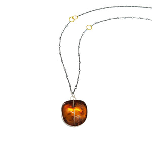 Captured Baltic Amber Necklace