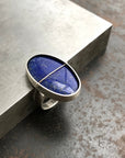 Oval Lapis Cocktail Ring