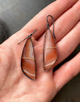 Captured Banded Agate Earrings