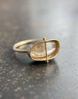 Captured Biwa Pearl Ring