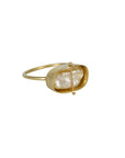 Captured Biwa Pearl Ring