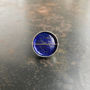 
                
                    Load image into Gallery viewer, Lapis Cocktail Ring
                
            