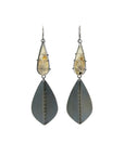 Captured Dendritic Agate Teardrops
