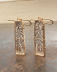 Captured Dendritic Agate Earrings