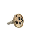 Captured Dendritic Agate Ring