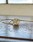 Captured Old Mine Cut Diamond Necklace