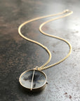 Captured Dendritic Agate Bouquet Necklace