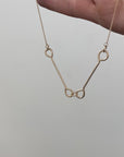 Hand Hammered Links Necklace