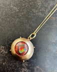 Captured Fire Opal Charm