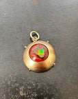 Captured Fire Opal Charm