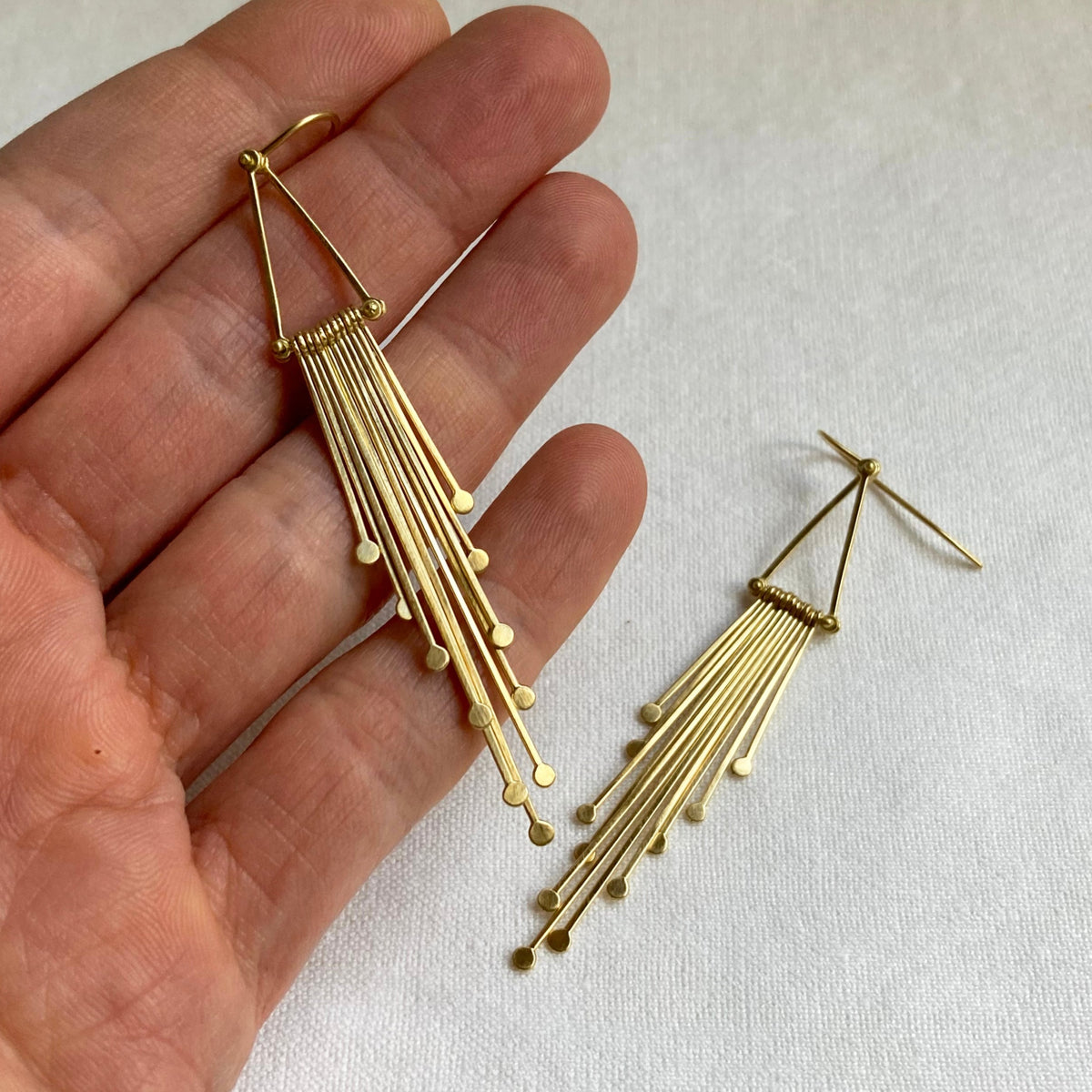 Fringe Chandelier Earrings