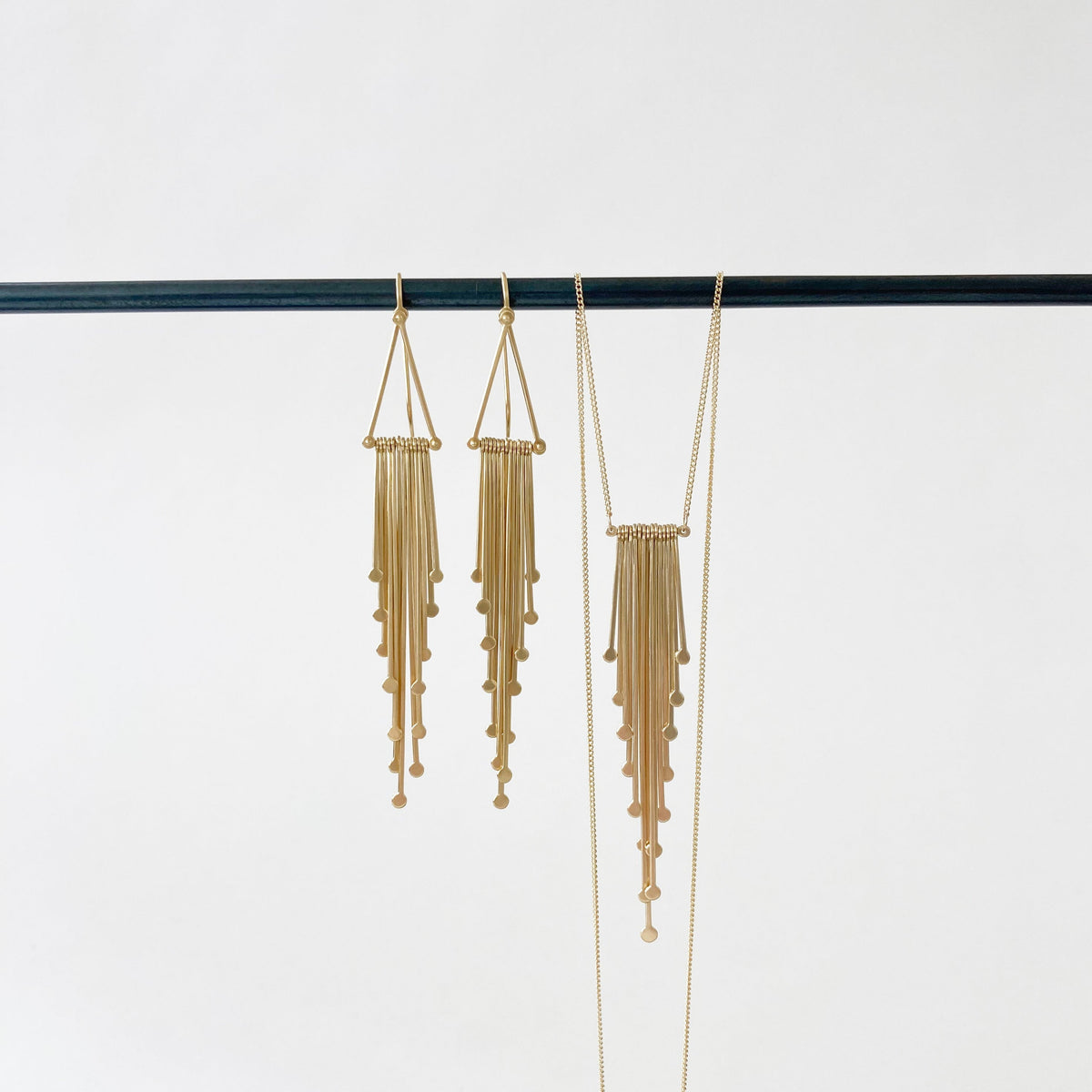 Fringe Chandelier Earrings