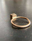 Captured Garnet Ring