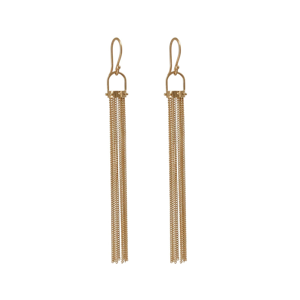 Golden Tassel Earringss