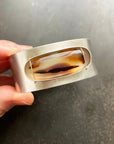 Captured Montana Agate Hinge Bracelet