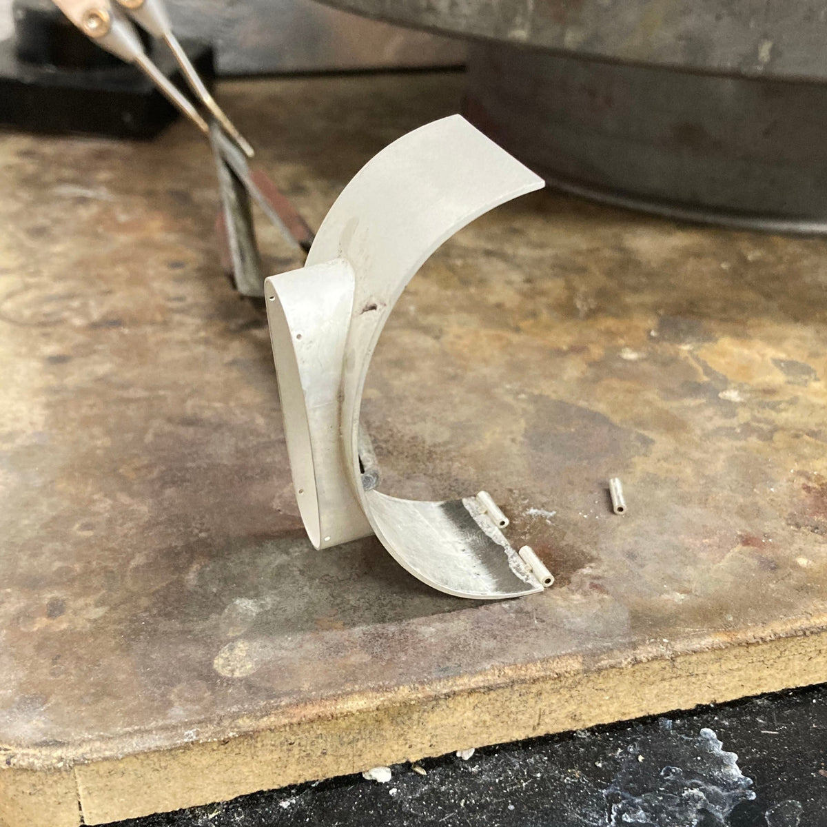 Captured Montana Agate Hinge Bracelet