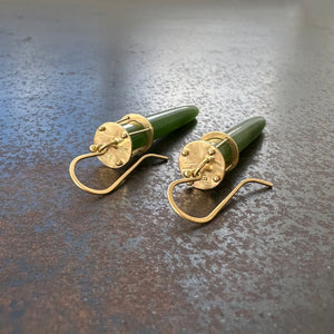 Jade Torpedo Earrings