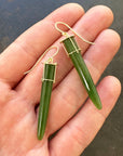 Jade Torpedo Earrings