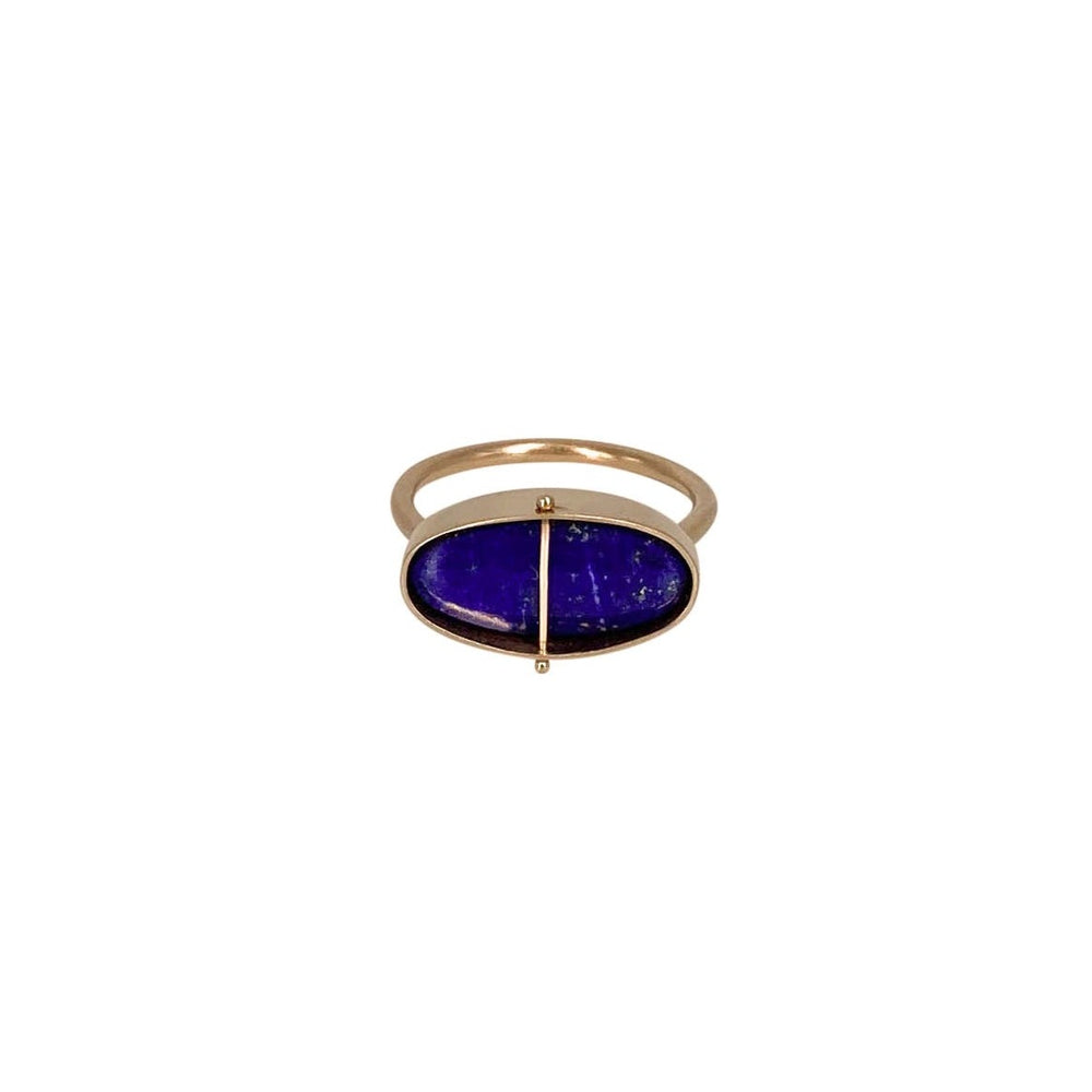 
                
                    Load image into Gallery viewer, Captured Lapis Lazuli Ring
                
            