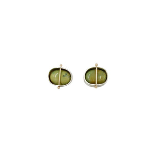 
                
                    Load image into Gallery viewer, Captured Olive Green New Lander Studs
                
            