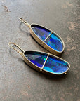 Captured Opal Butterfly Wing Earrings