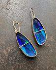 Captured Opal Butterfly Wing Earrings