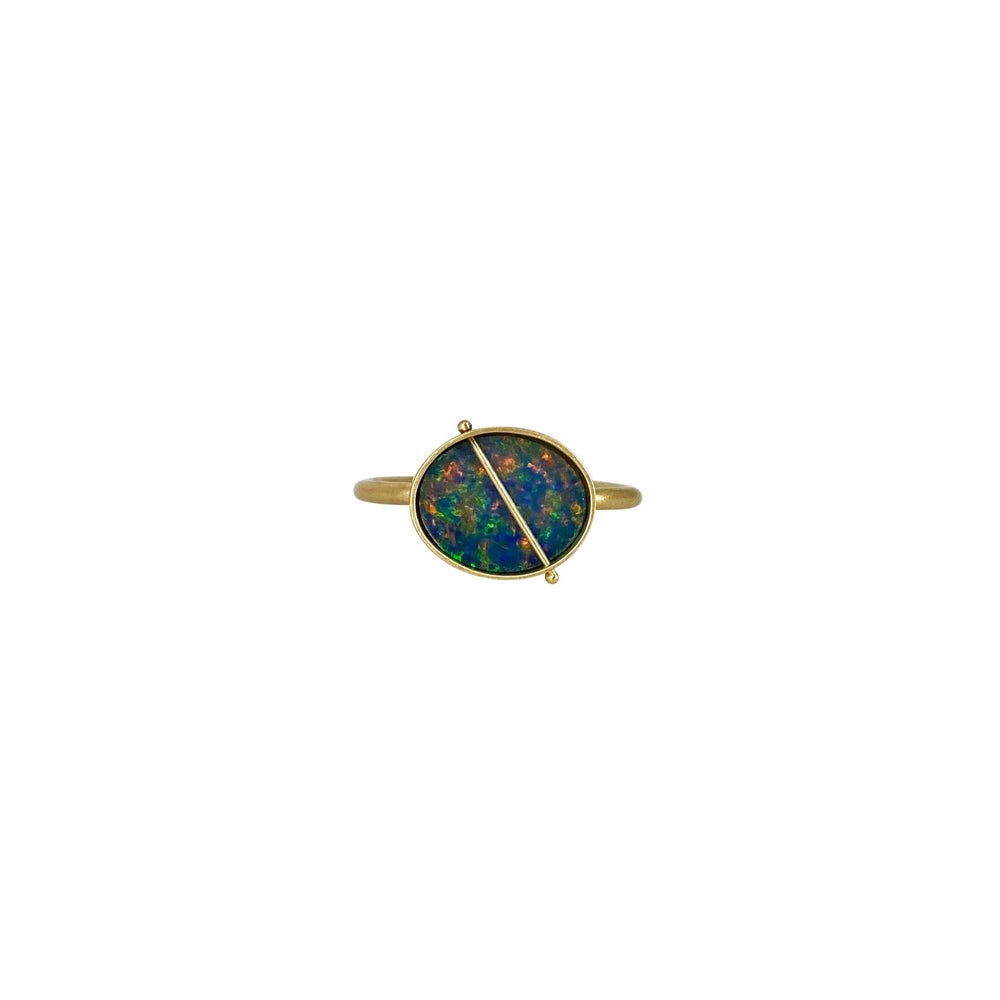 
                
                    Load image into Gallery viewer, Captured Opal Ring
                
            