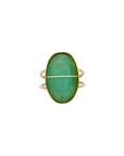 Captured Peruvian Blue Opal Ring