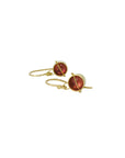 Captured Pink Tourmaline Drop Earrings