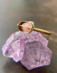 Captured Pink Cat's Eye Tourmaline Ring