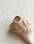 Captured Pink Cat's Eye Tourmaline Ring